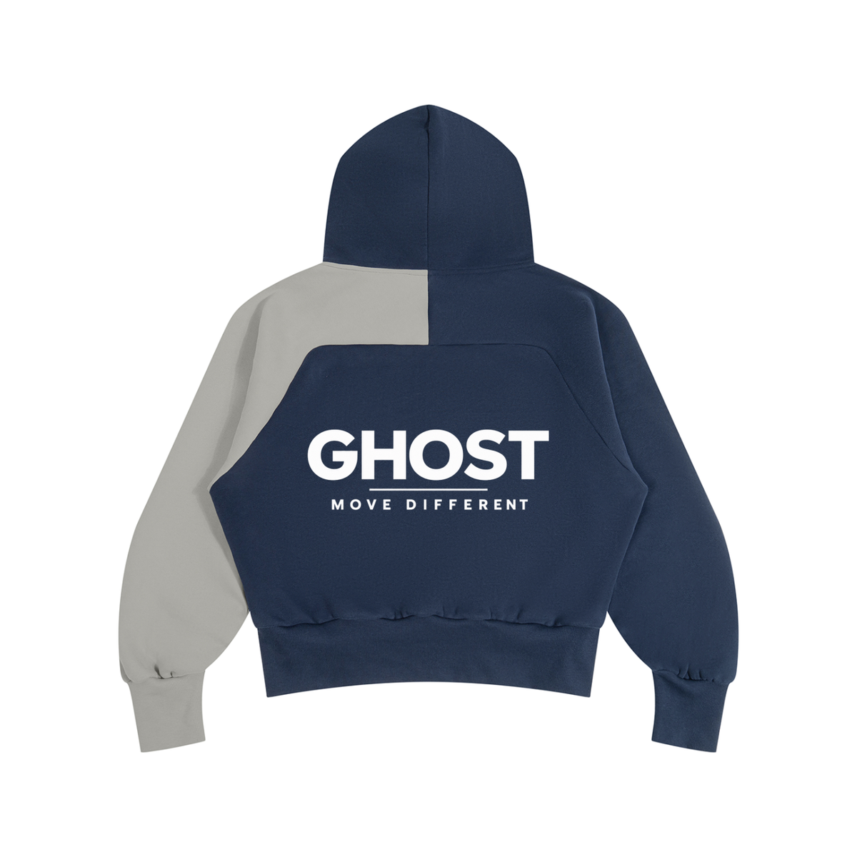 Unisex Color-Block Fleece Hoodie