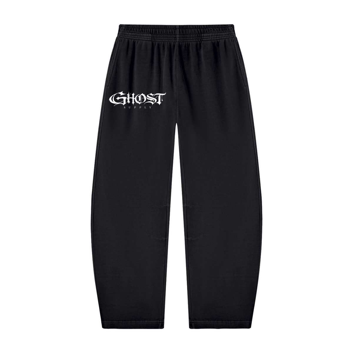 Unisex Vintage Washed Barrel Leg Sweatpants