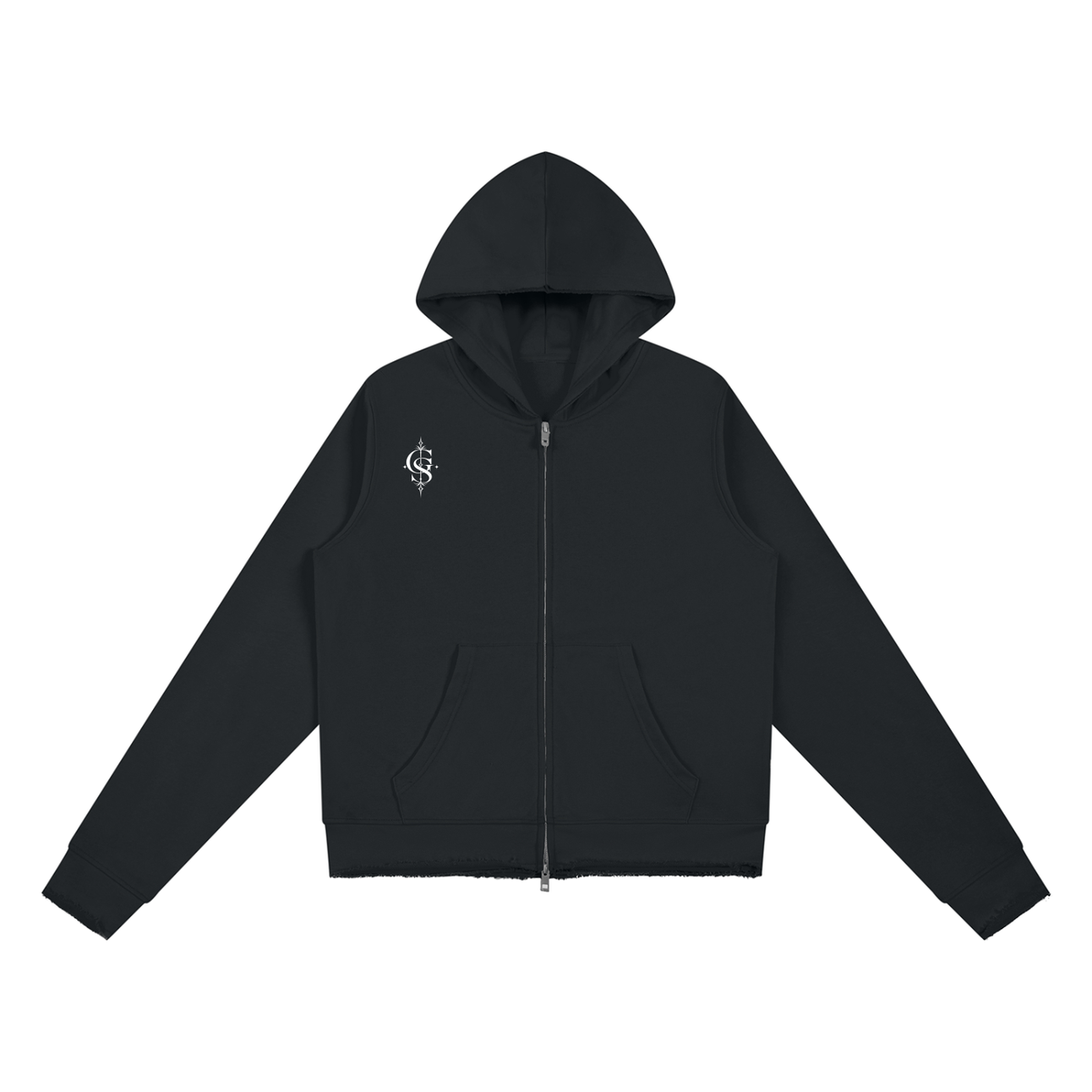 Women’s Raw Edge Full Zip Hoodie
