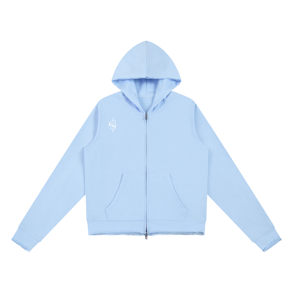 Women’s Raw Edge Full Zip Hoodie