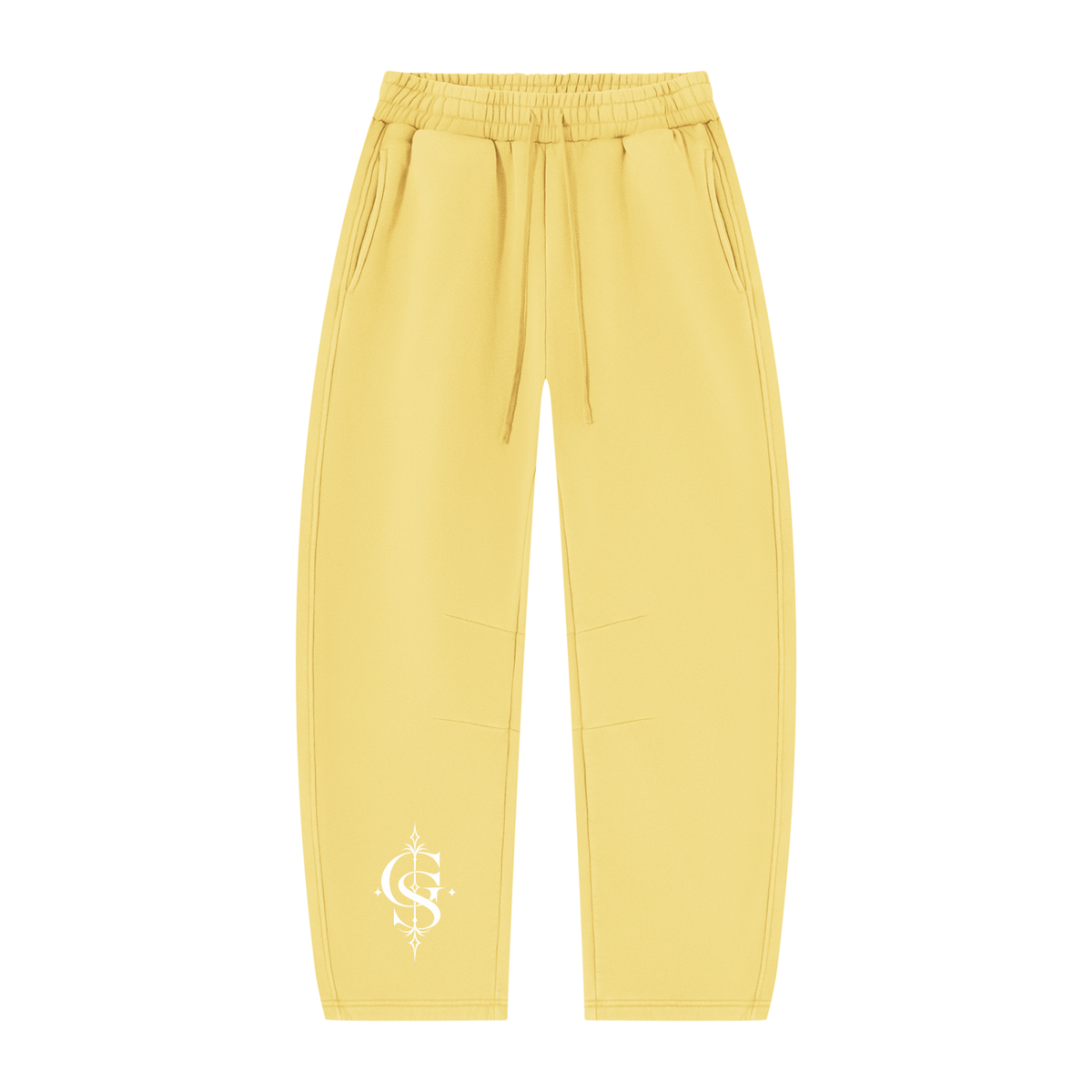 Unisex Vintage Wash Barrel Leg Fleece Sweatpants