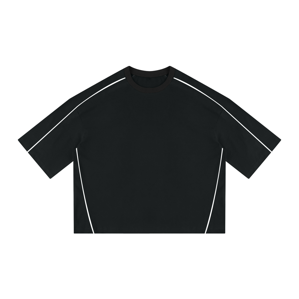 Unisex Heavyweight Boxy Piping T-Shirt
