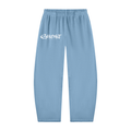 Unisex Vintage Washed Barrel Leg Sweatpants