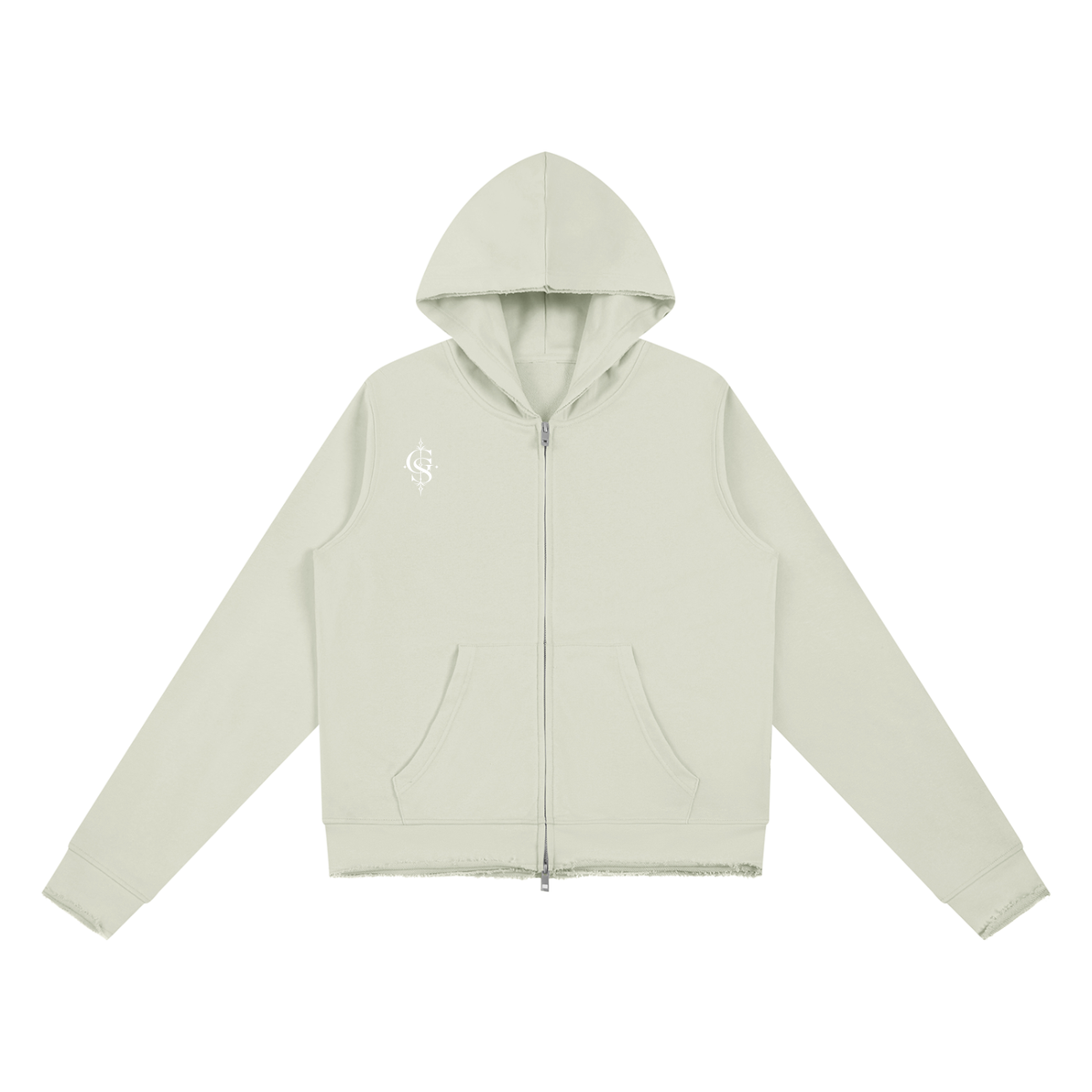 Women’s Raw Edge Full Zip Hoodie