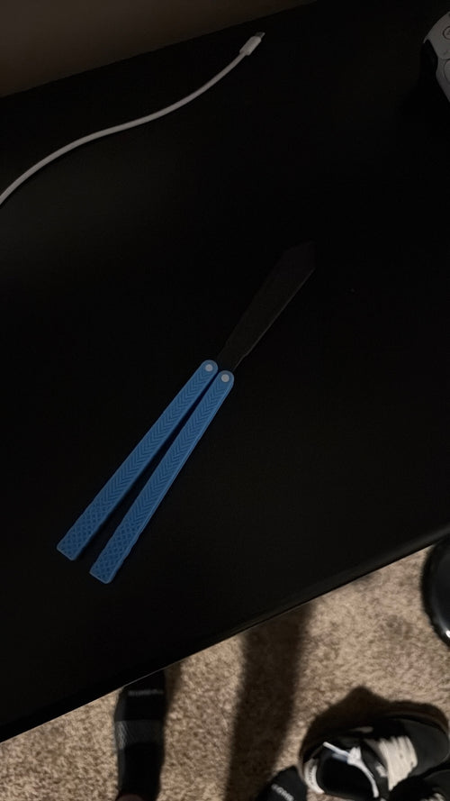 Butterfly knife 3d print fidget