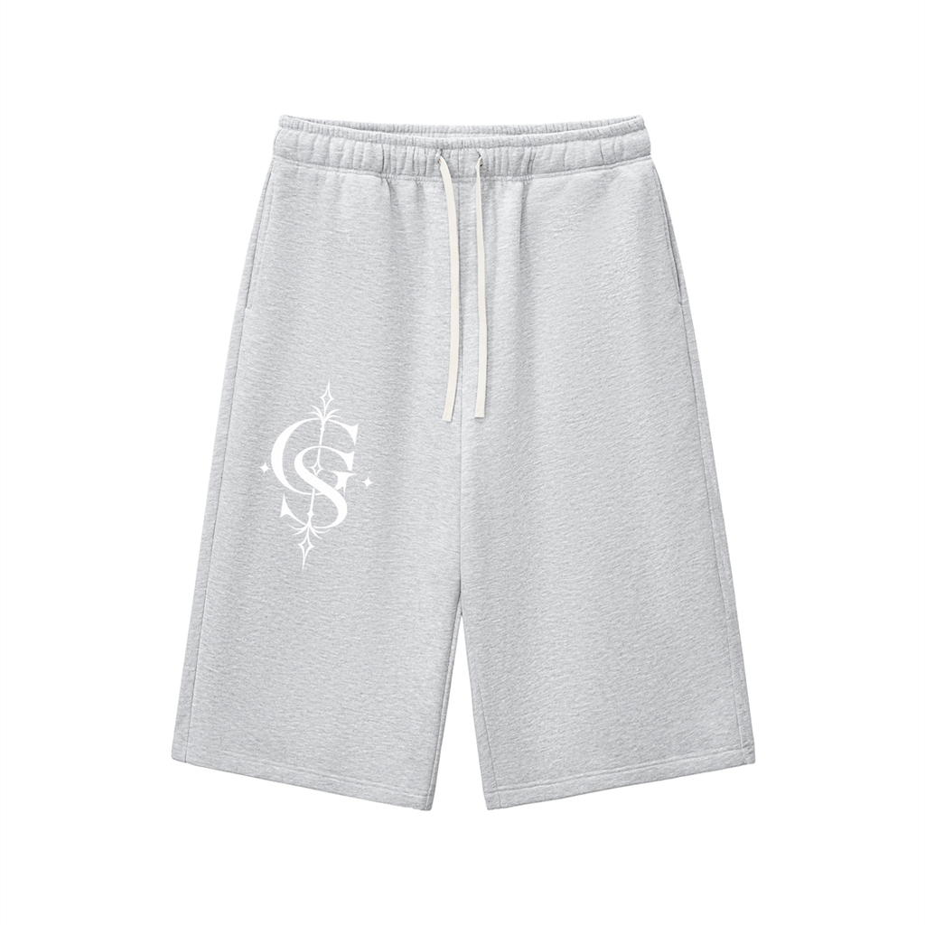 Relaxed Drawstring Three-quarter Sweatpants