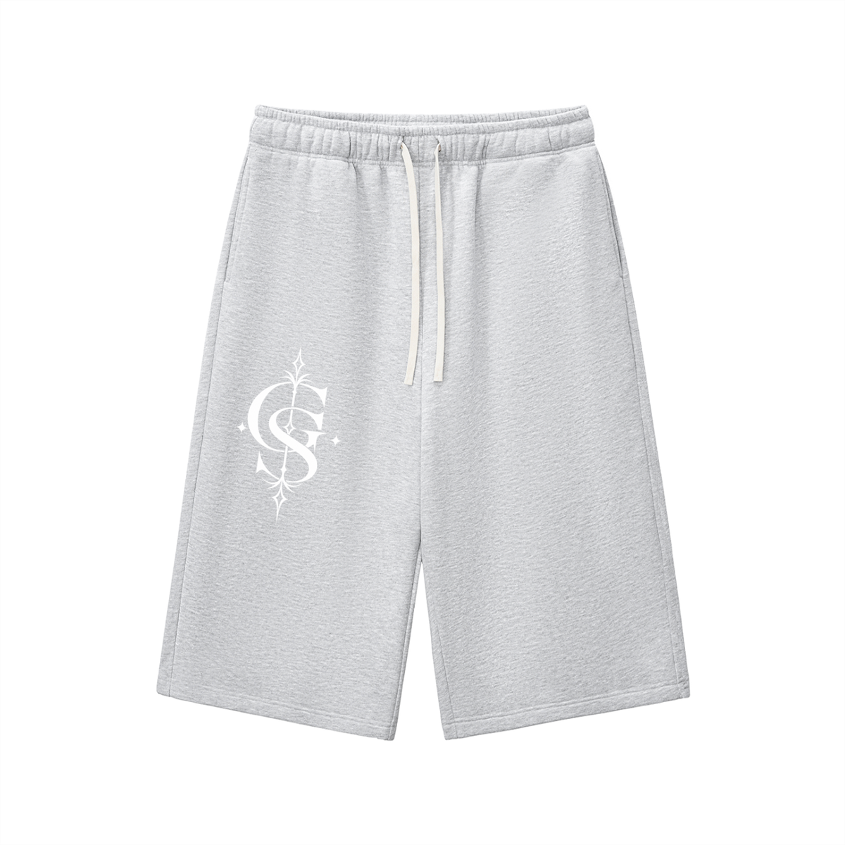 Relaxed Drawstring Three-quarter Sweatpants
