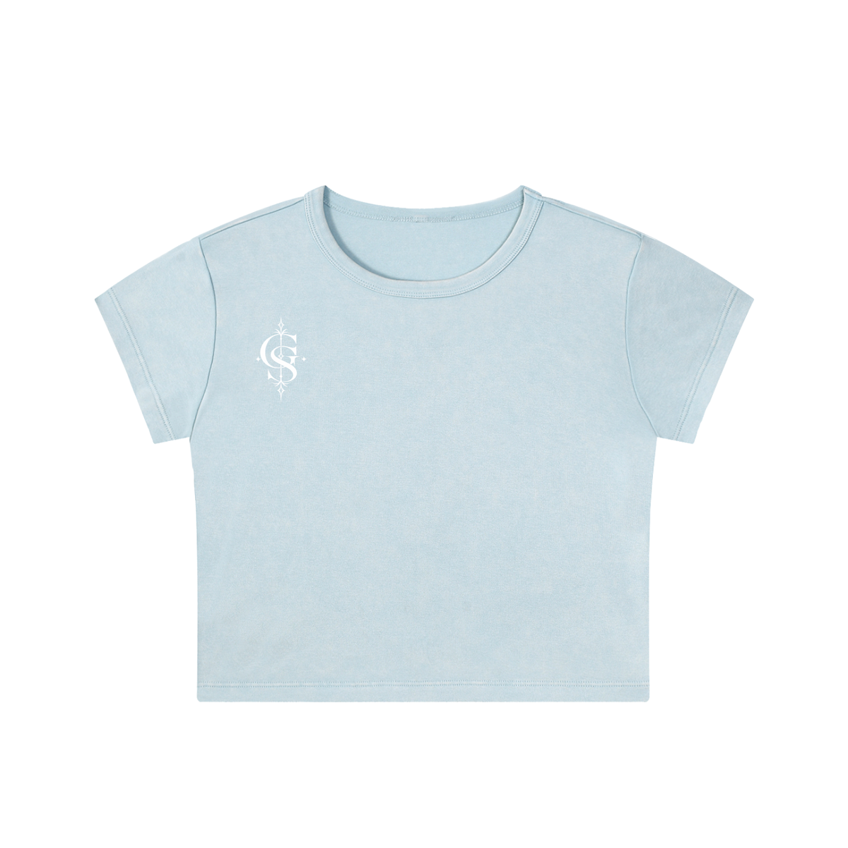 Snow Washed Crop Top