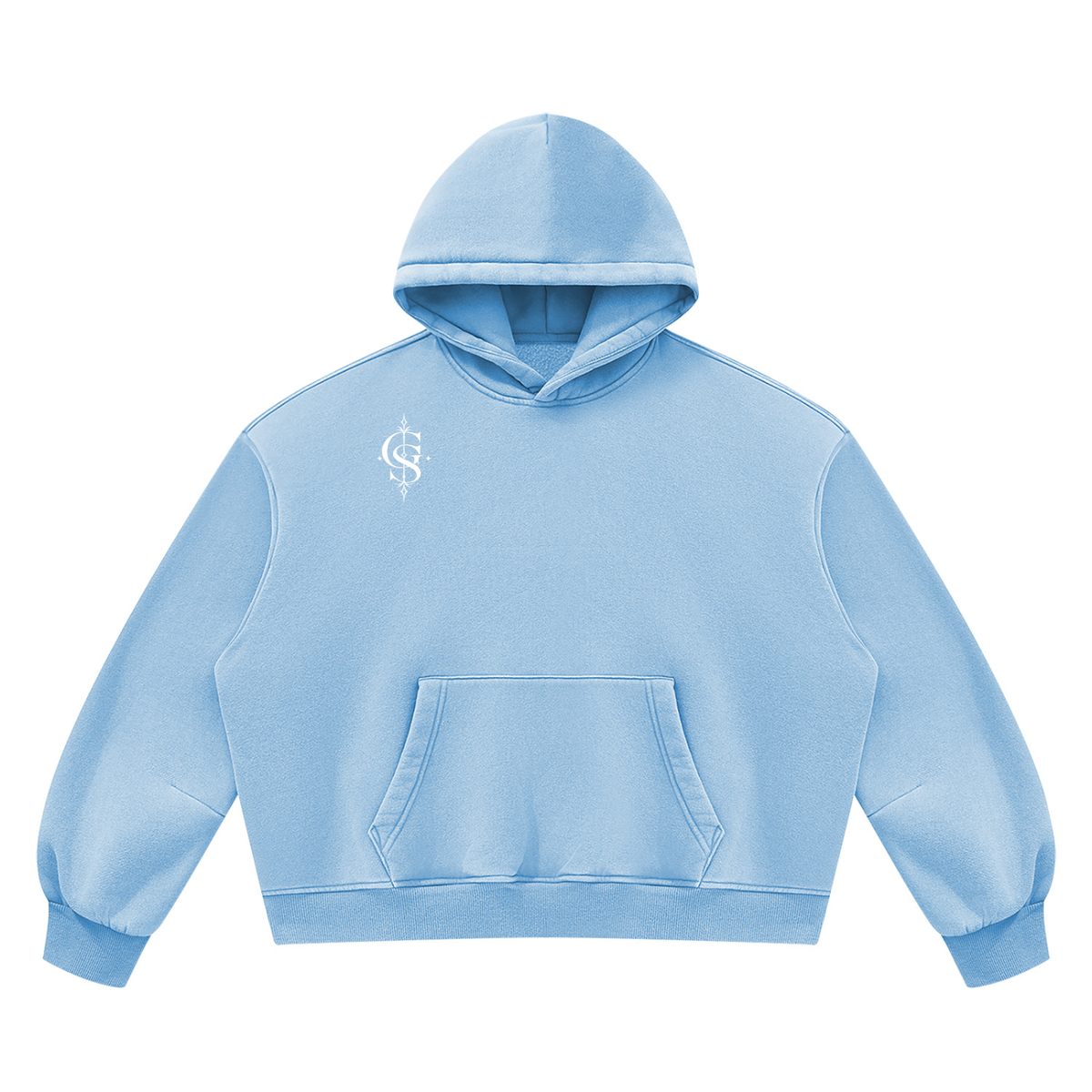 Unisex Vintage Wash Boxy Fleece Hoodie