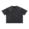 Mineral Wash Boxy Cotton T-Shirt