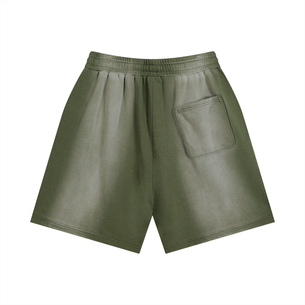 Sun Fade Distressed Shorts