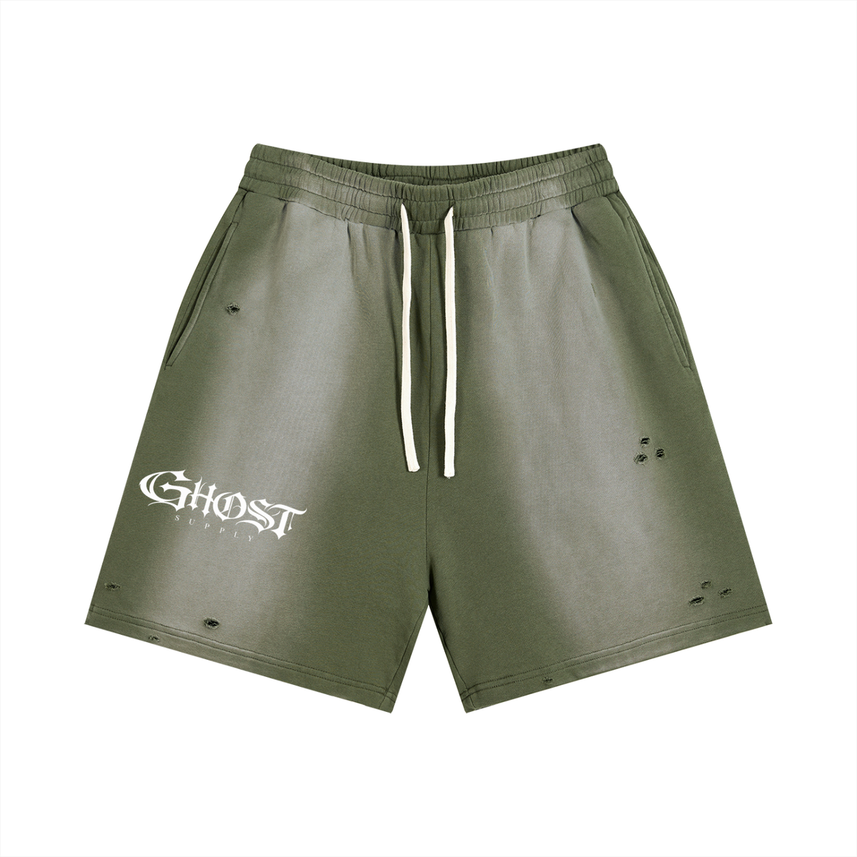 Sun Fade Distressed Shorts