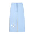 Women’s Wide Leg Raw Edge Sweatpants