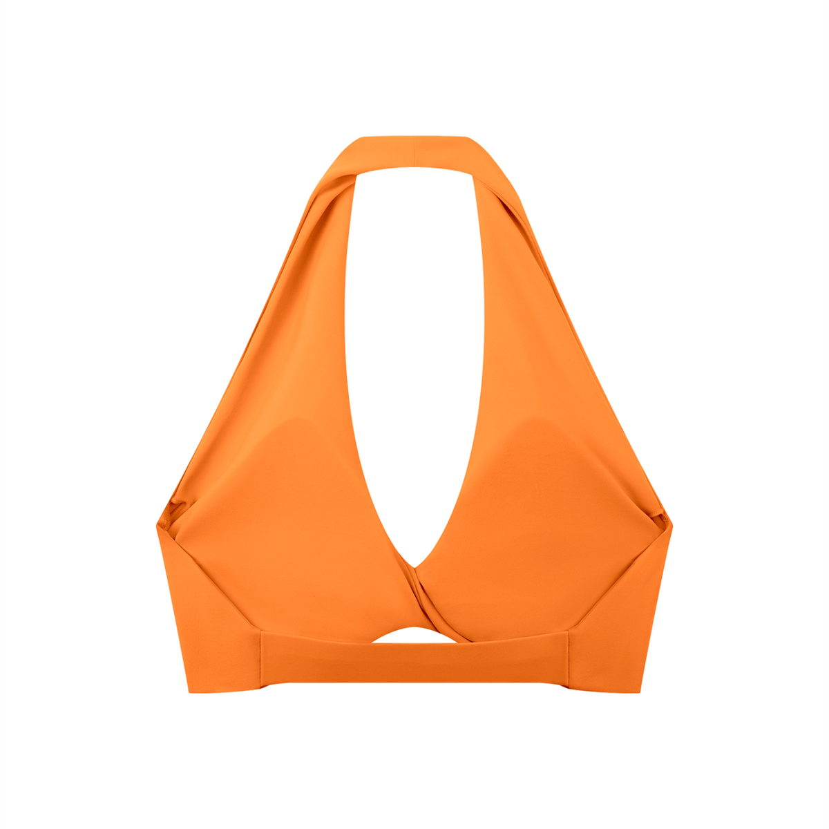 Women's Pleated Halter Sports Bra