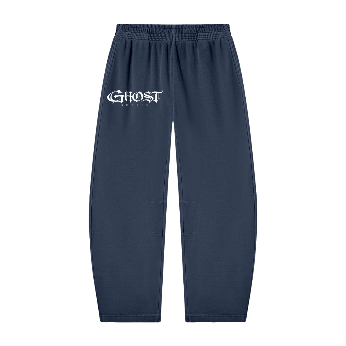 Unisex Vintage Washed Barrel Leg Sweatpants