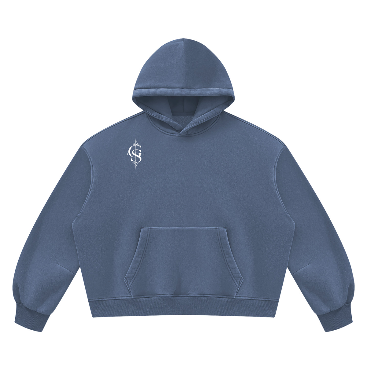 Unisex Vintage Wash Boxy Fleece Hoodie