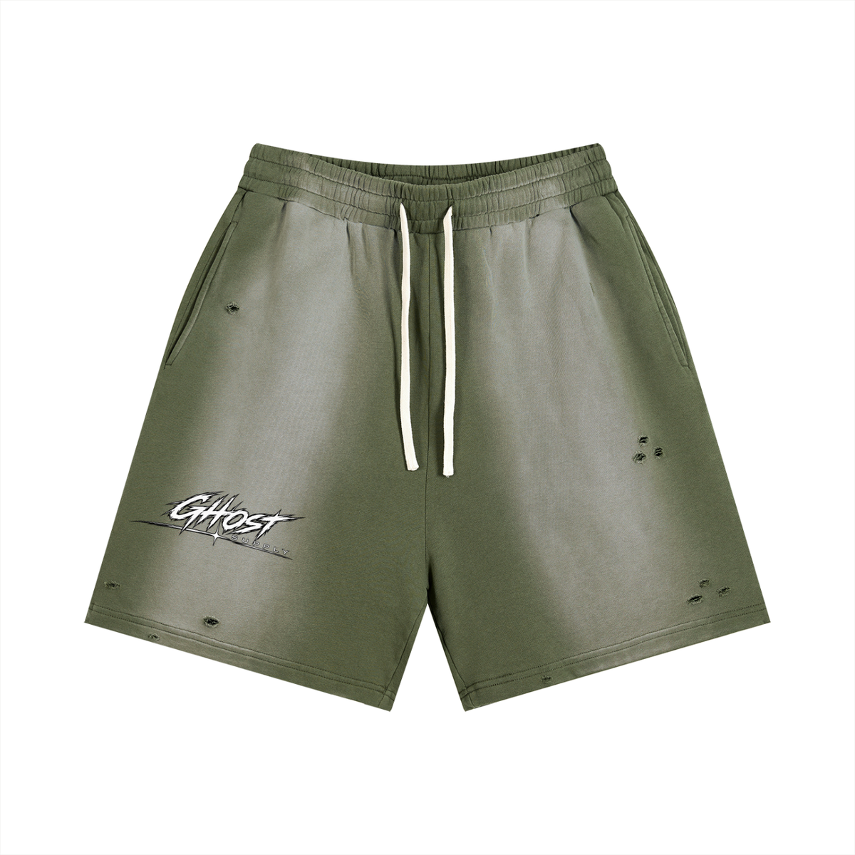 Sun Fade Distressed Shorts