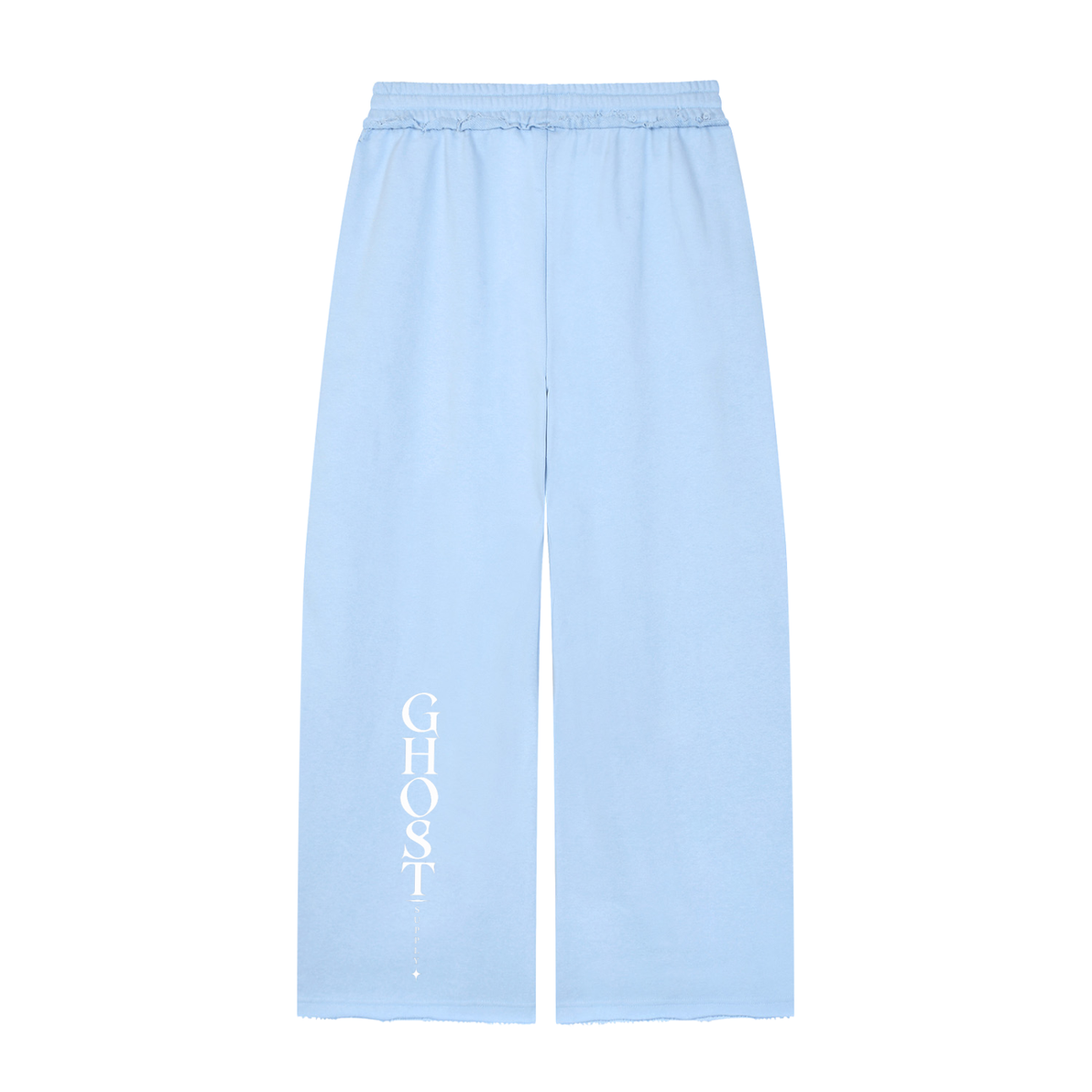 Women’s Wide Leg Raw Edge Sweatpants