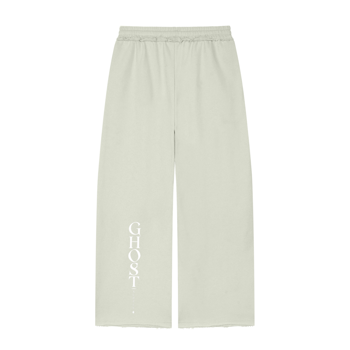 Women’s Wide Leg Raw Edge Sweatpants