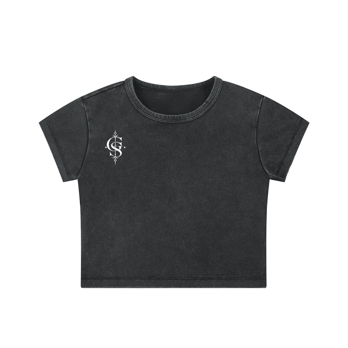 Snow Washed Crop Top