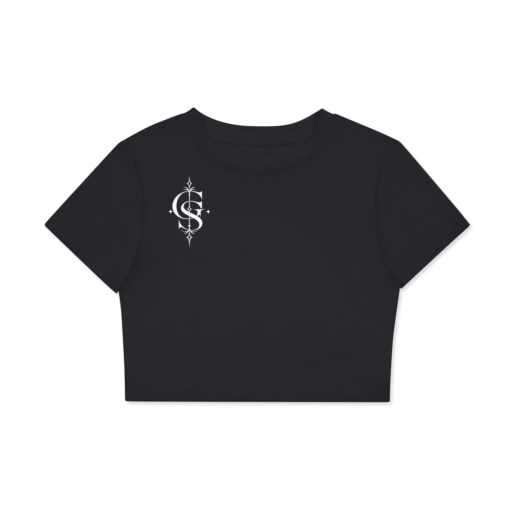 Fitted Crop Cotton T-Shirt