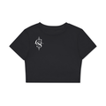 Fitted Crop Cotton T-Shirt