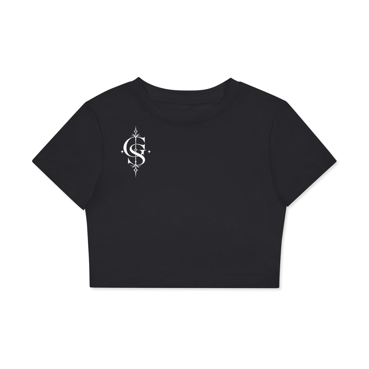 Fitted Crop Cotton T-Shirt