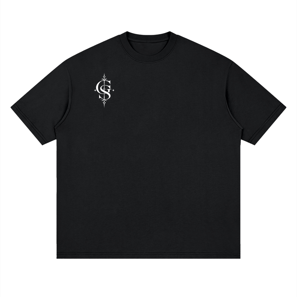 WhiteLine Demon Streetwear Loose Drop Shoulder T-Shirt